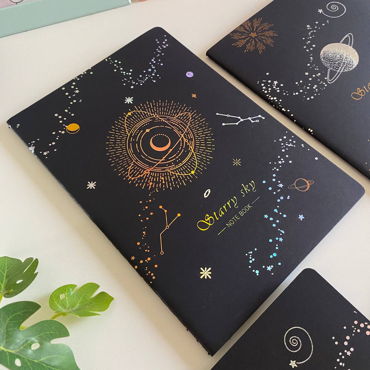 Aesthetic Black Pages Notebook Diary A5 ( 1pc )