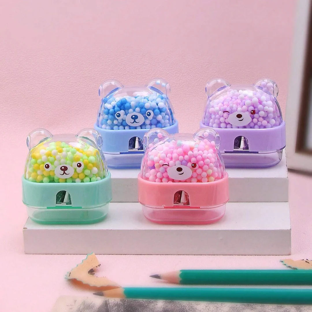 Bear Confetti Pencil Sharpener ( 1pc )