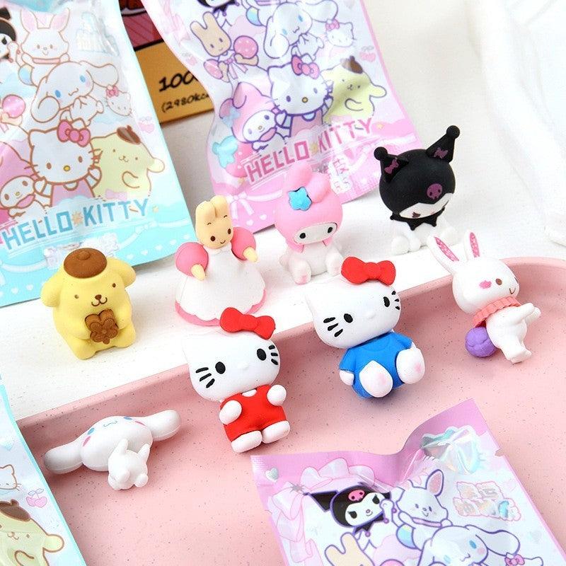 Sanrio 3D Mystery Surprise Erasers ( 1 pack )