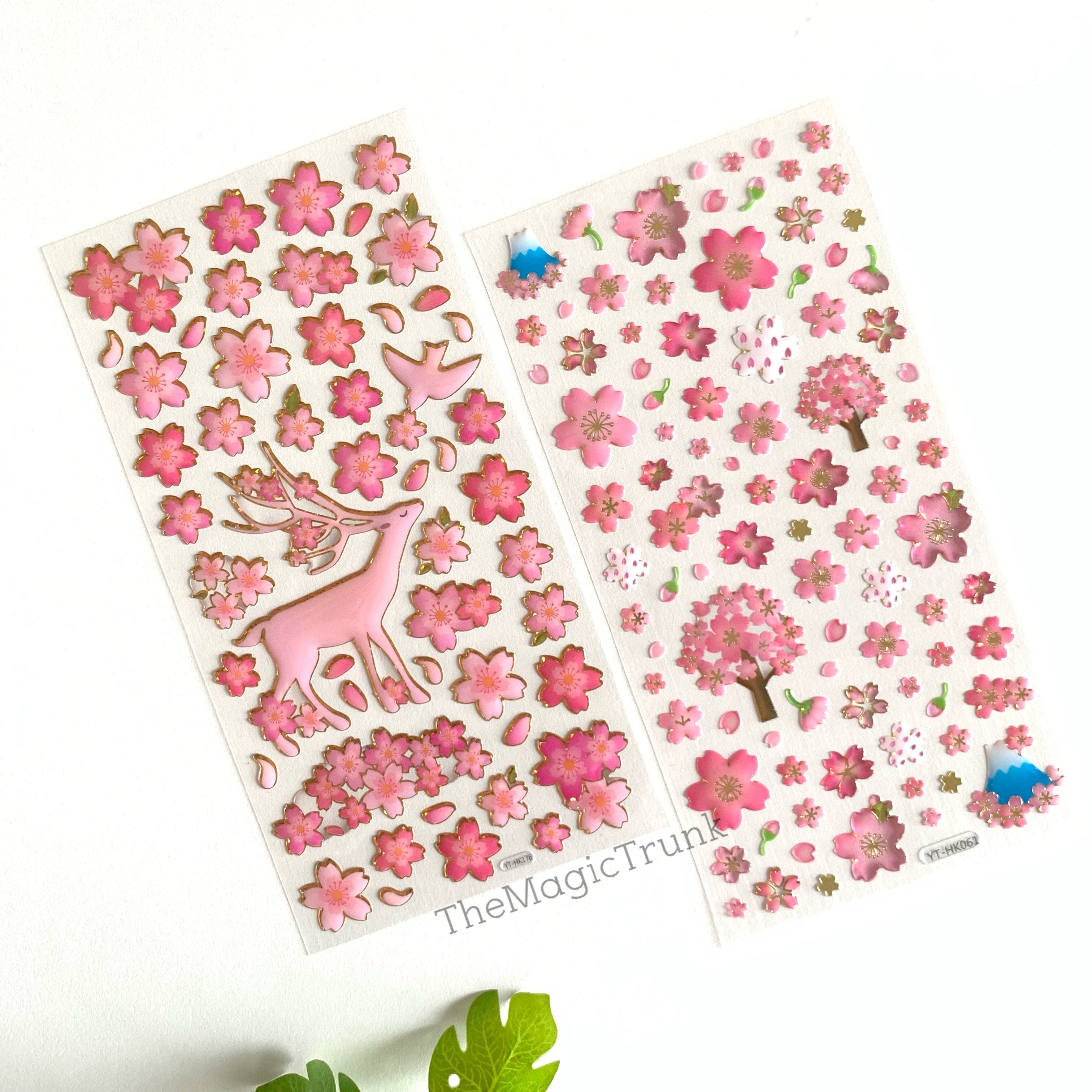 Cherry Blossom Stickers ( 1 Sheet )