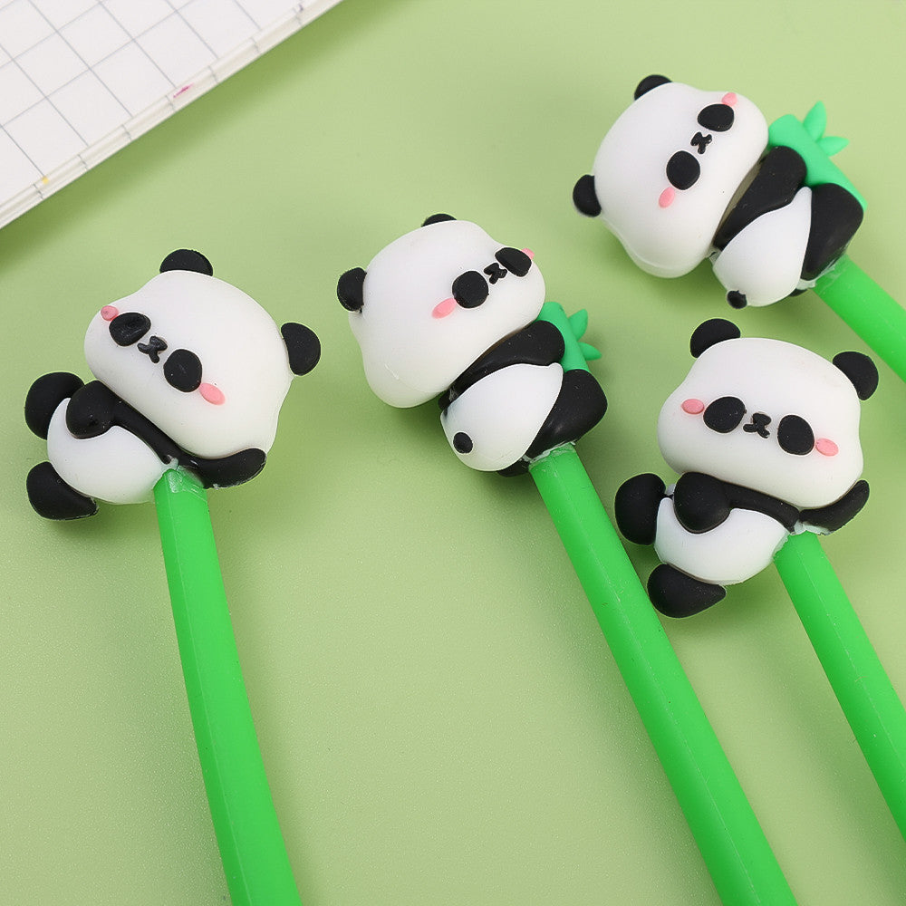 Panda Dancing Gel Blue Ink Pen ( 2pcs )