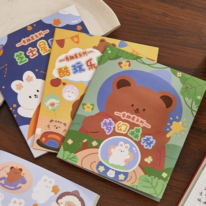 Kawaii Sticker Book ( 30 Sheets )