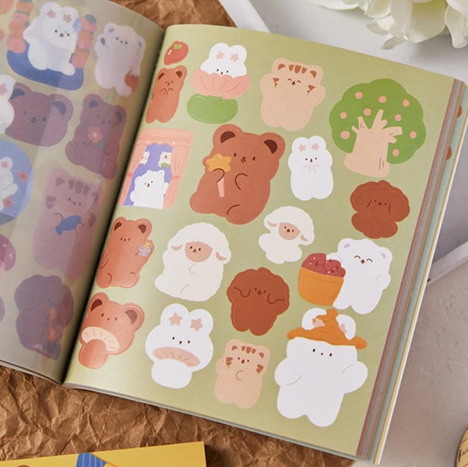 Kawaii Sticker Book ( 30 Sheets )