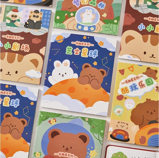 Kawaii Sticker Book ( 30 Sheets )