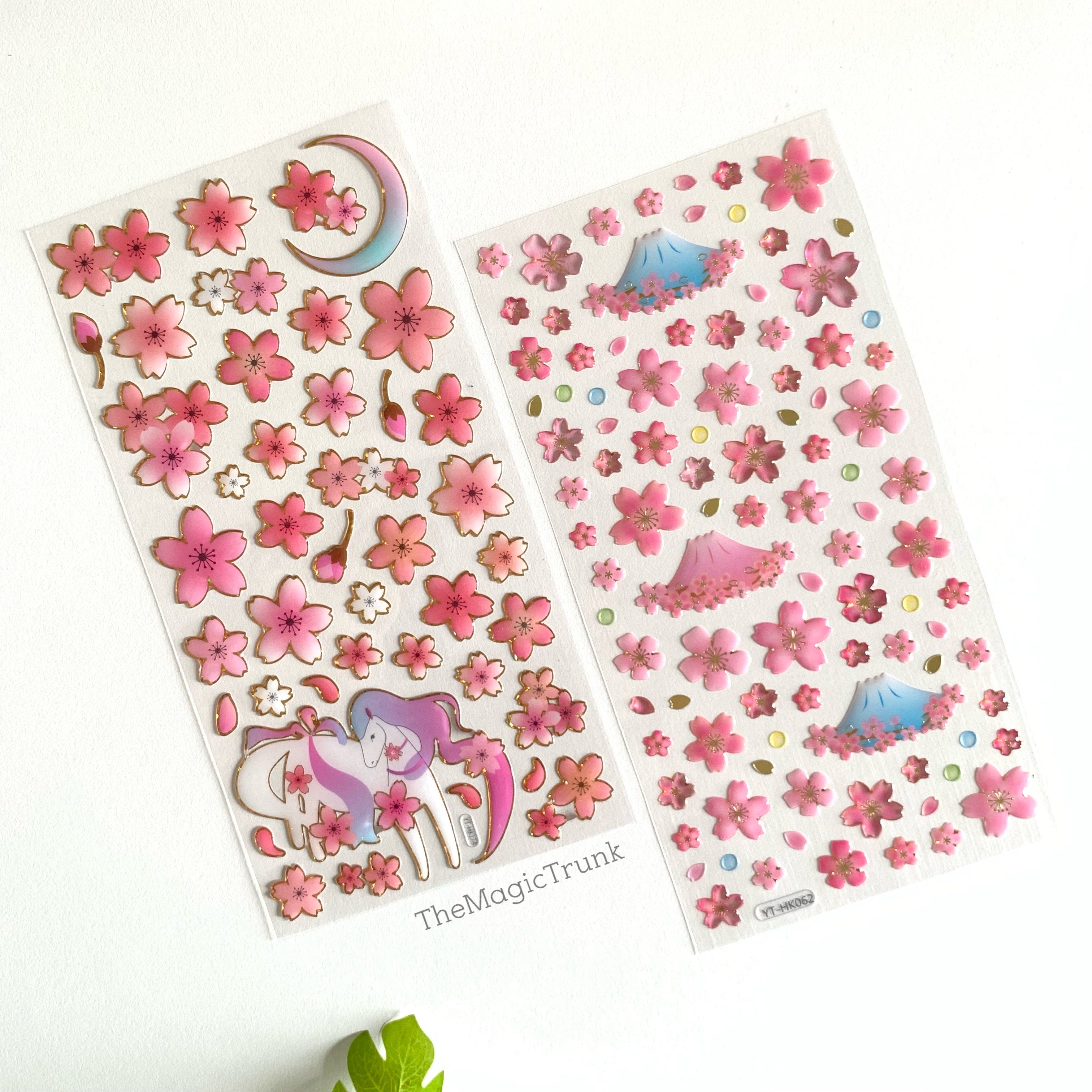 Cherry Blossom Stickers ( 1 Sheet )