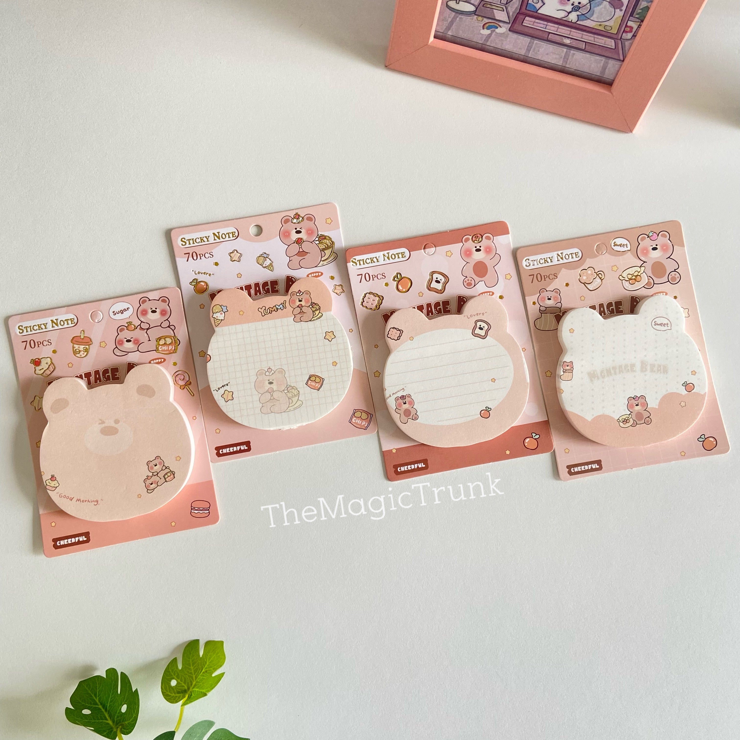 Bear Cute Sticky Notes ( 1pc )