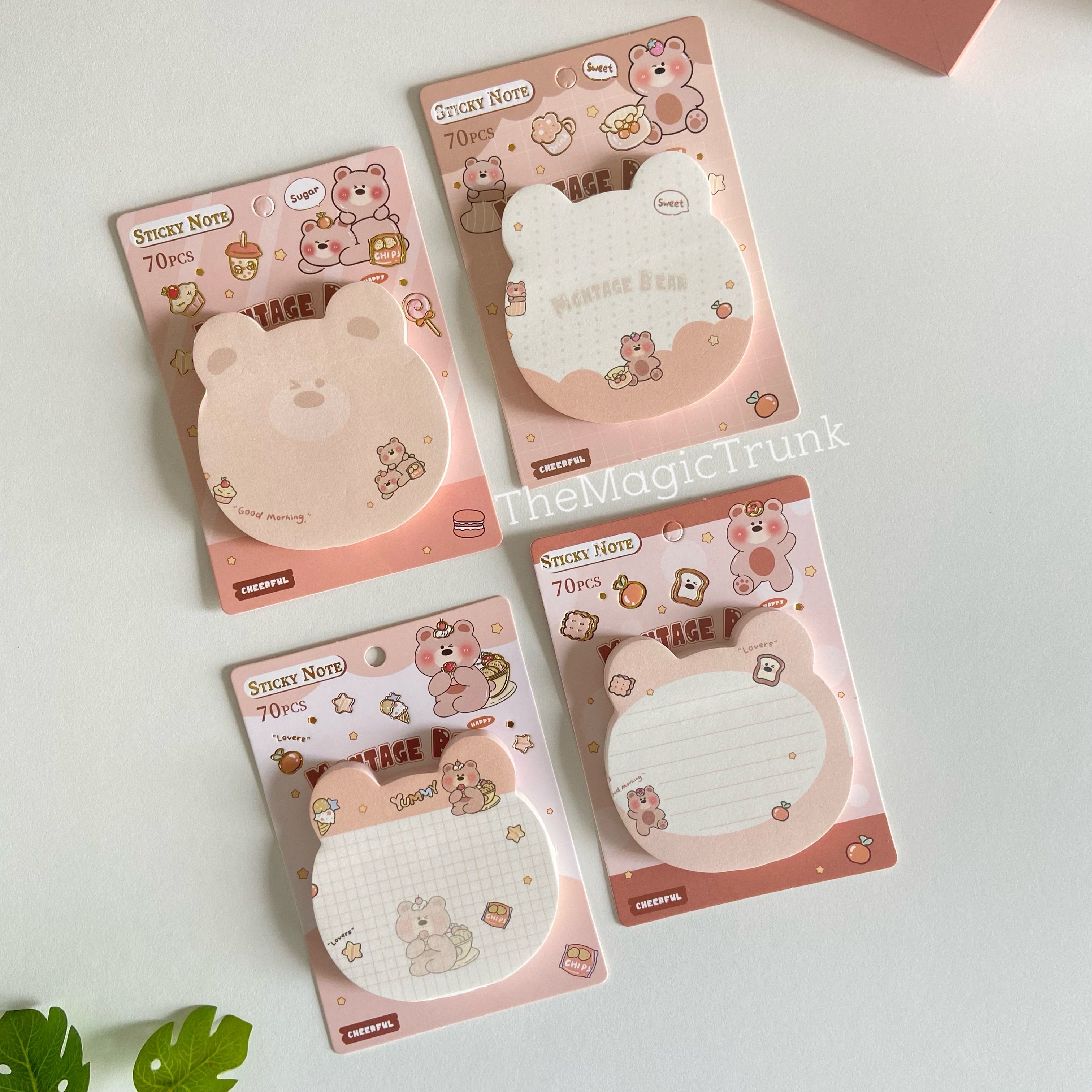 Bear Cute Sticky Notes ( 1pc )