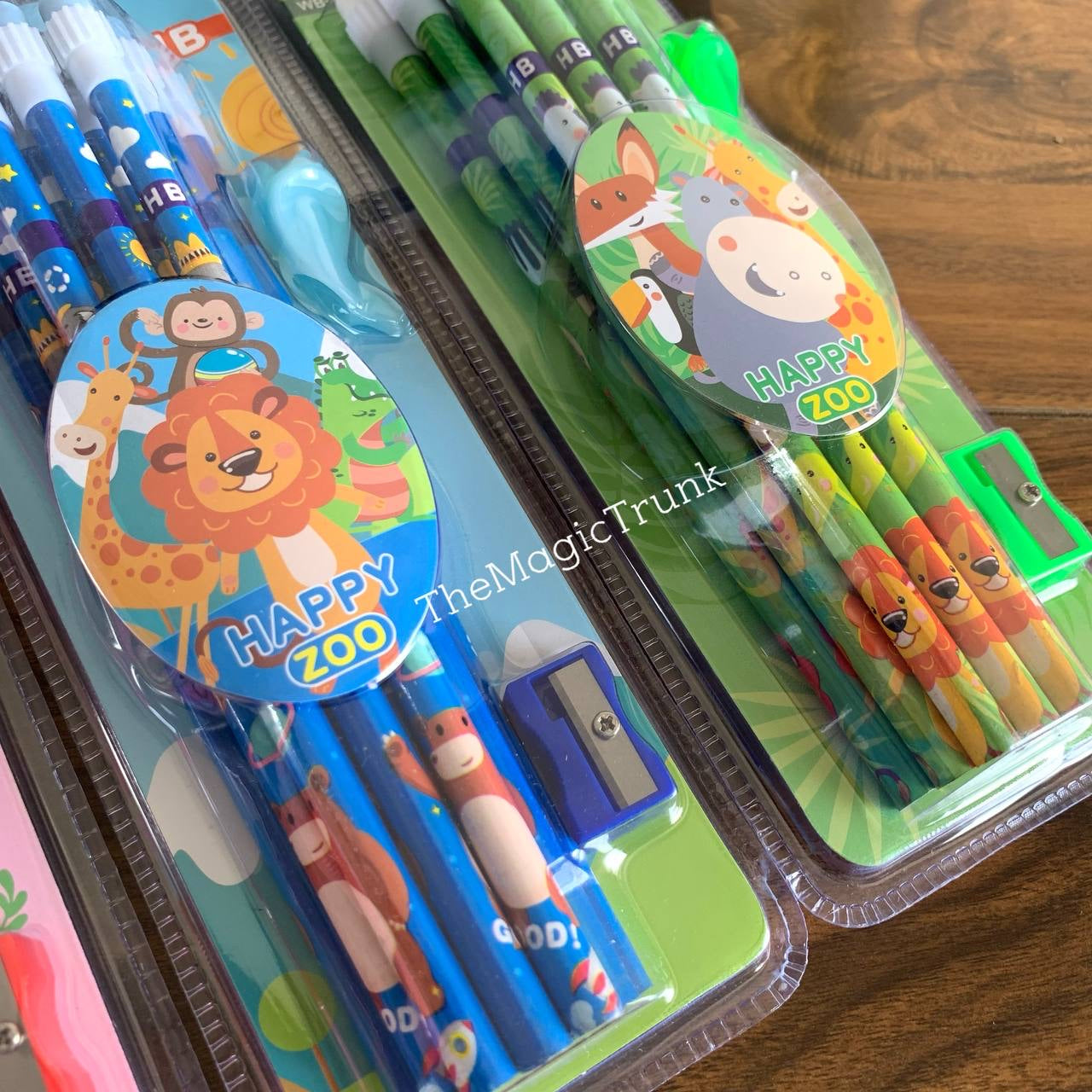 Jungle Theme Wooden Pencil Set ( 12 pcs )