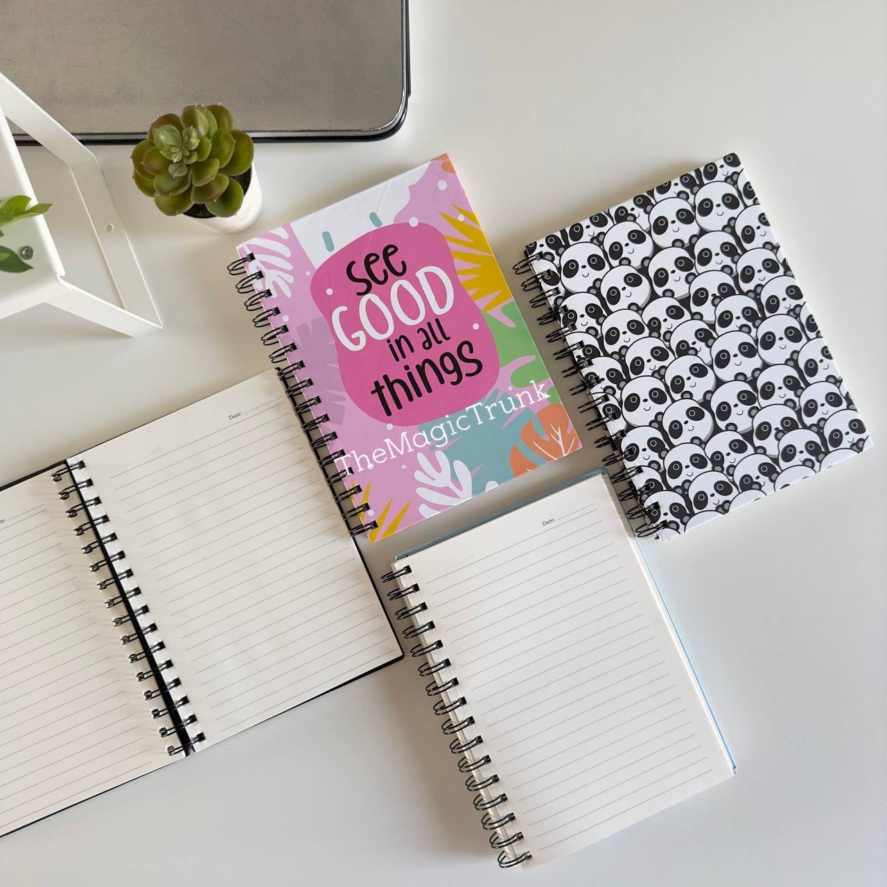 Quirky Spiral Notepad Diary ( 1pc )