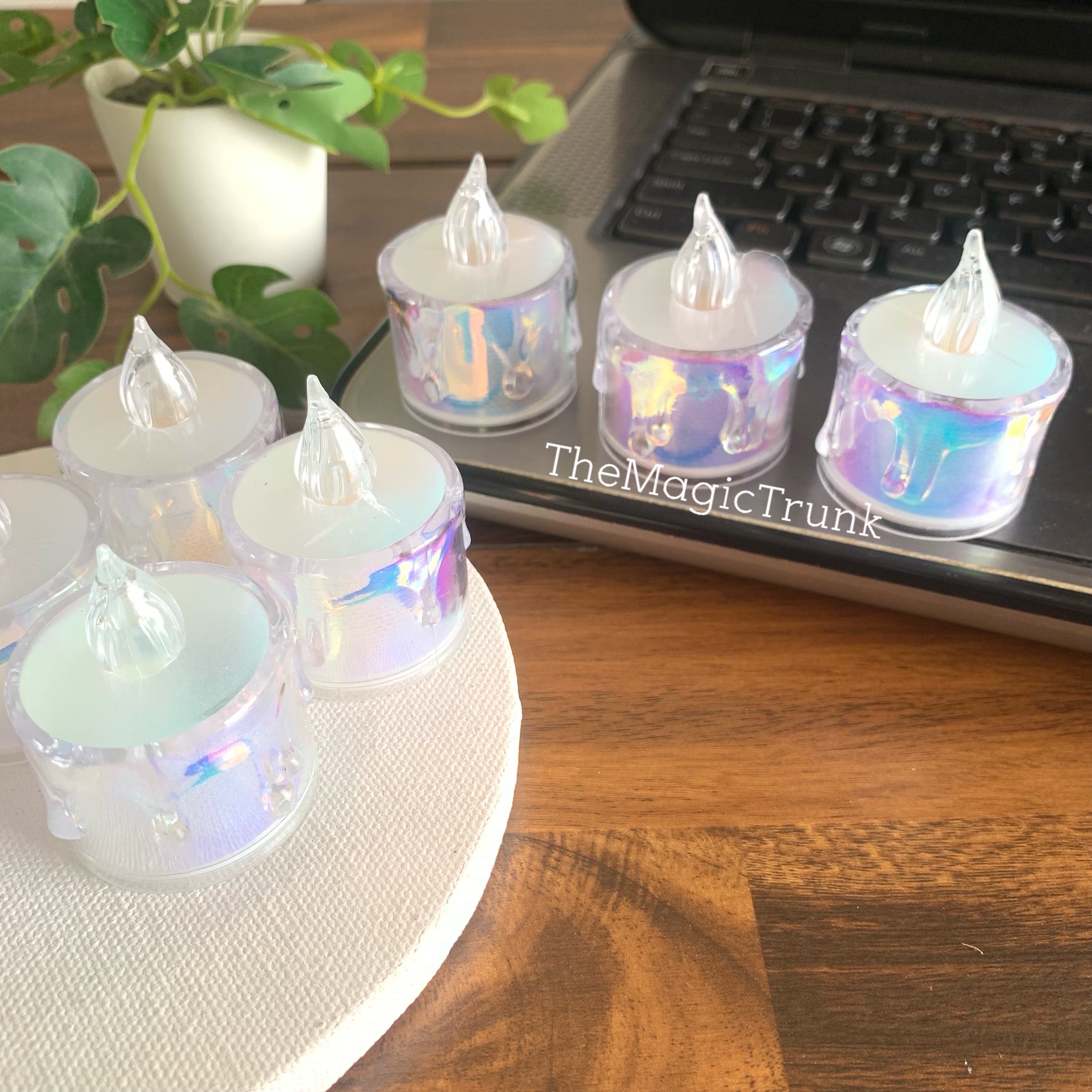 Holographic Decorative Smokeless Led Mini Candles