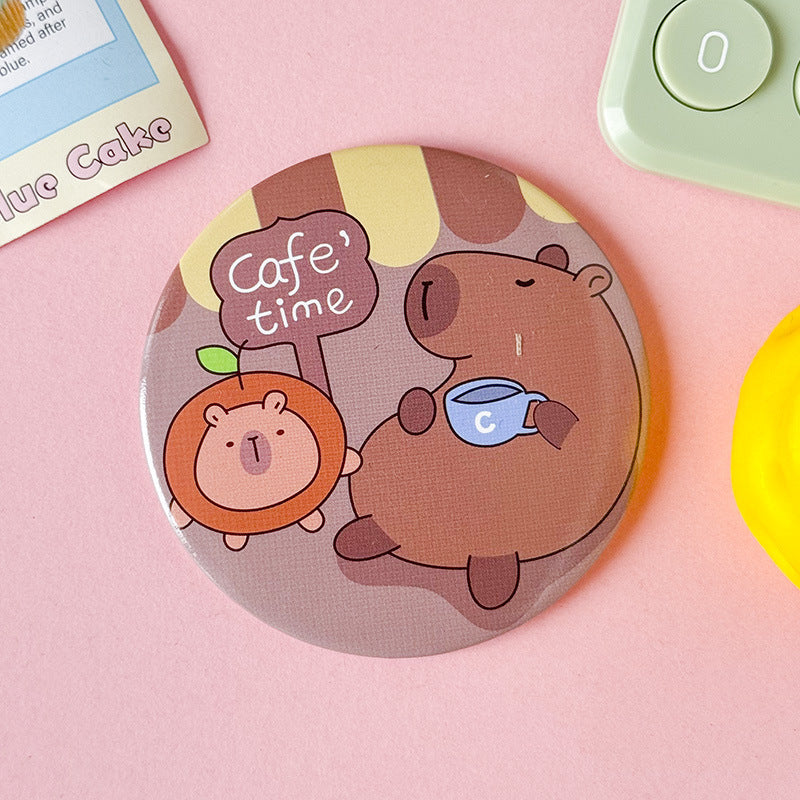 Capybara Round Mirror ( 1pc )