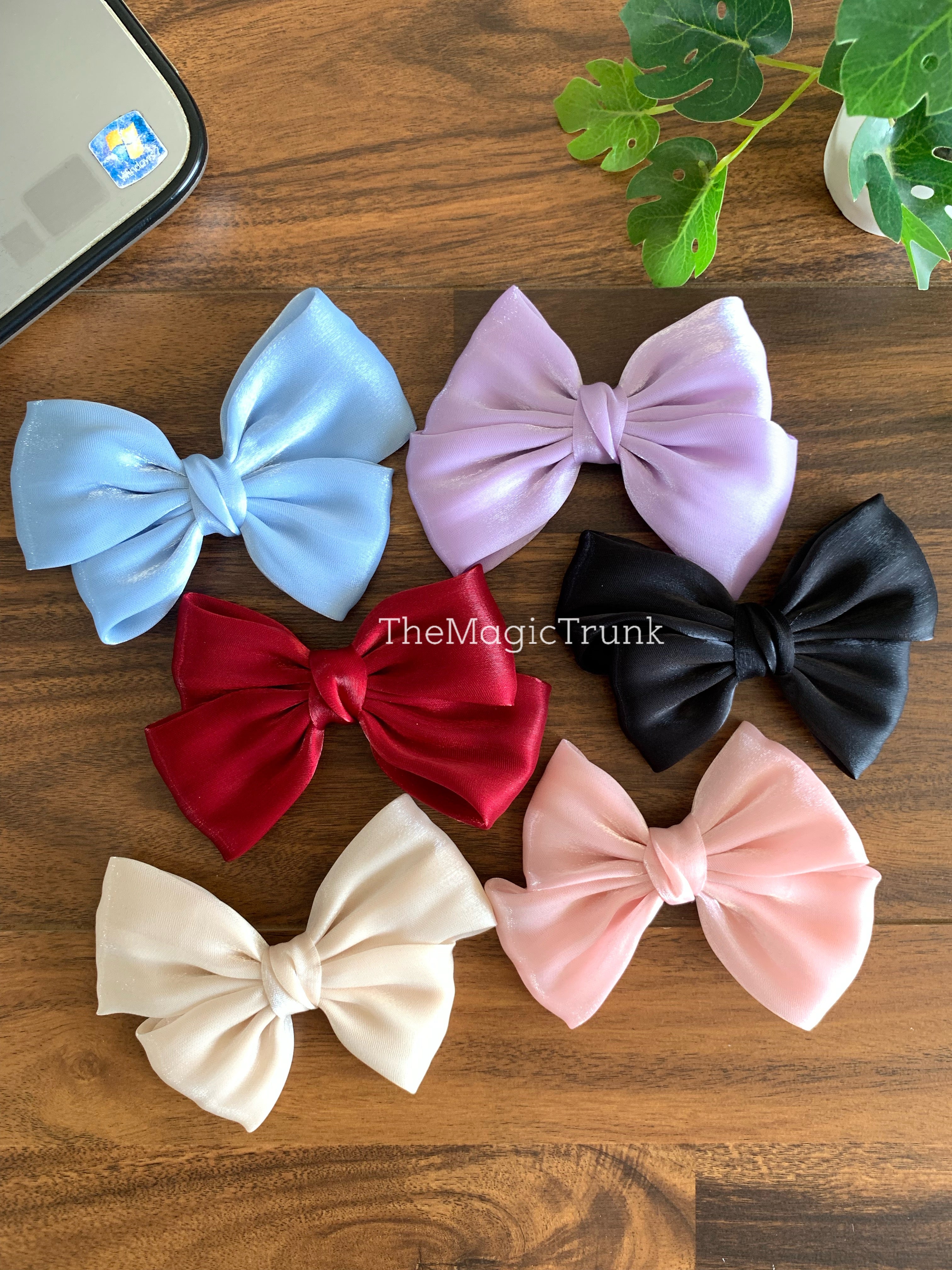 Organza Bow Clip ( 1pc )