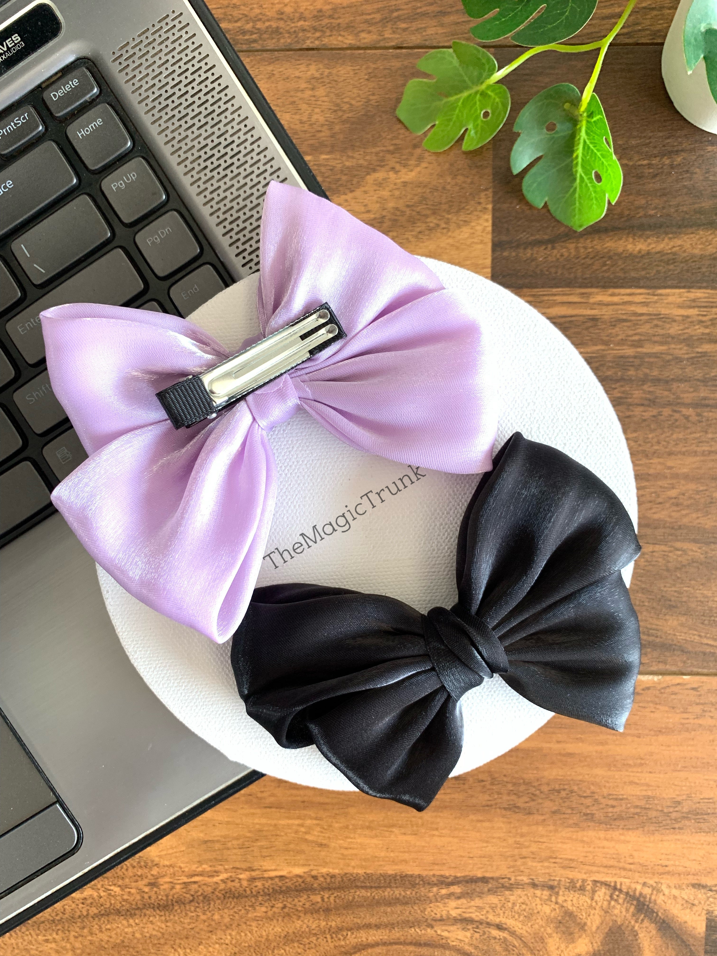 Organza Bow Clip ( 1pc )