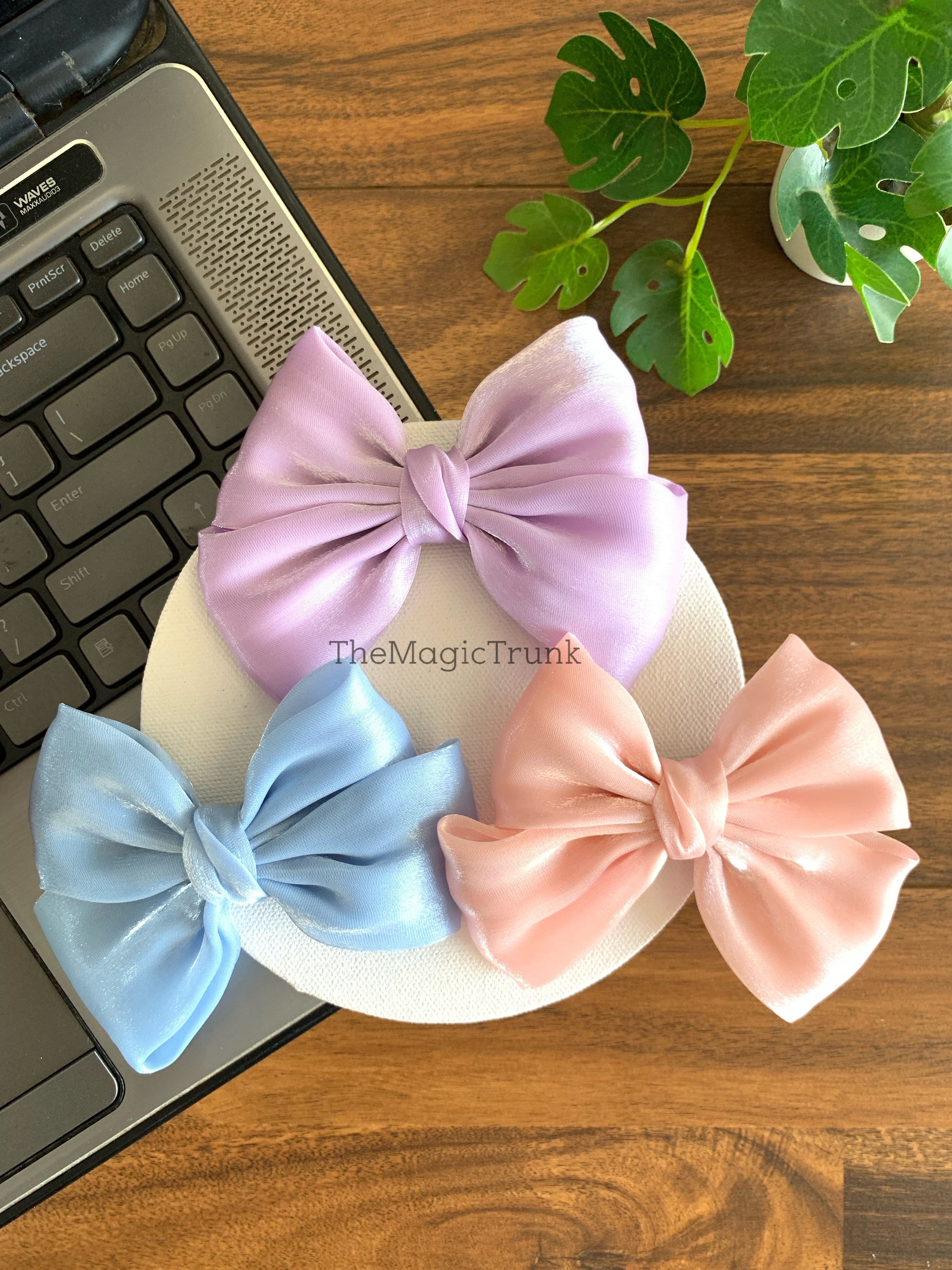 Organza Bow Clip ( 1pc )