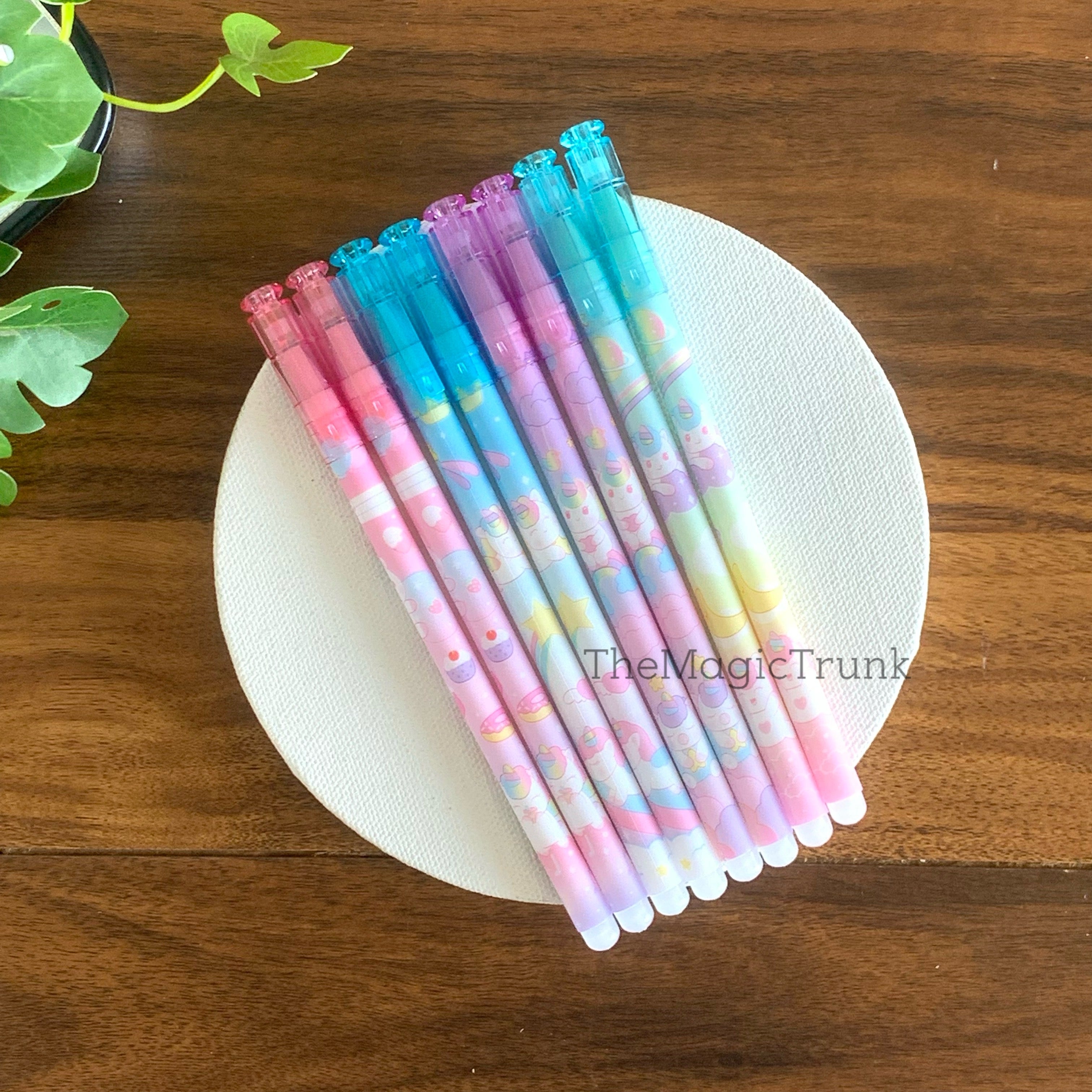 Unicorn Erasable Gel Pen ( 4 pcs )