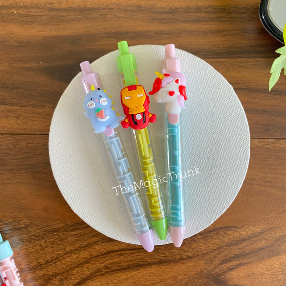 Kawaii Bear Erasable Gel Pens ( 3pcs ) – The Magic Trunk