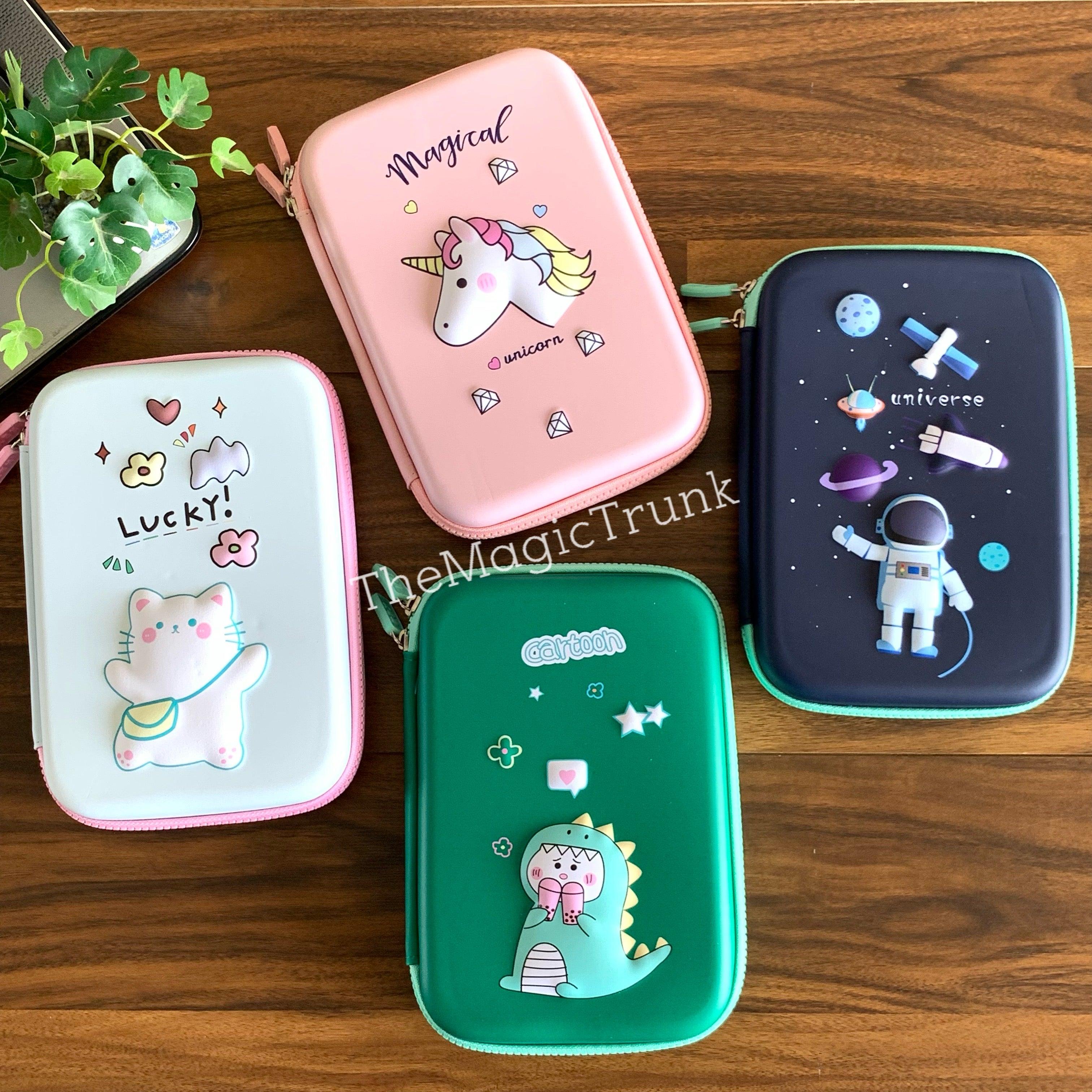 Stationery Hard Case Pencil Pouch Big Size ( 1pc )