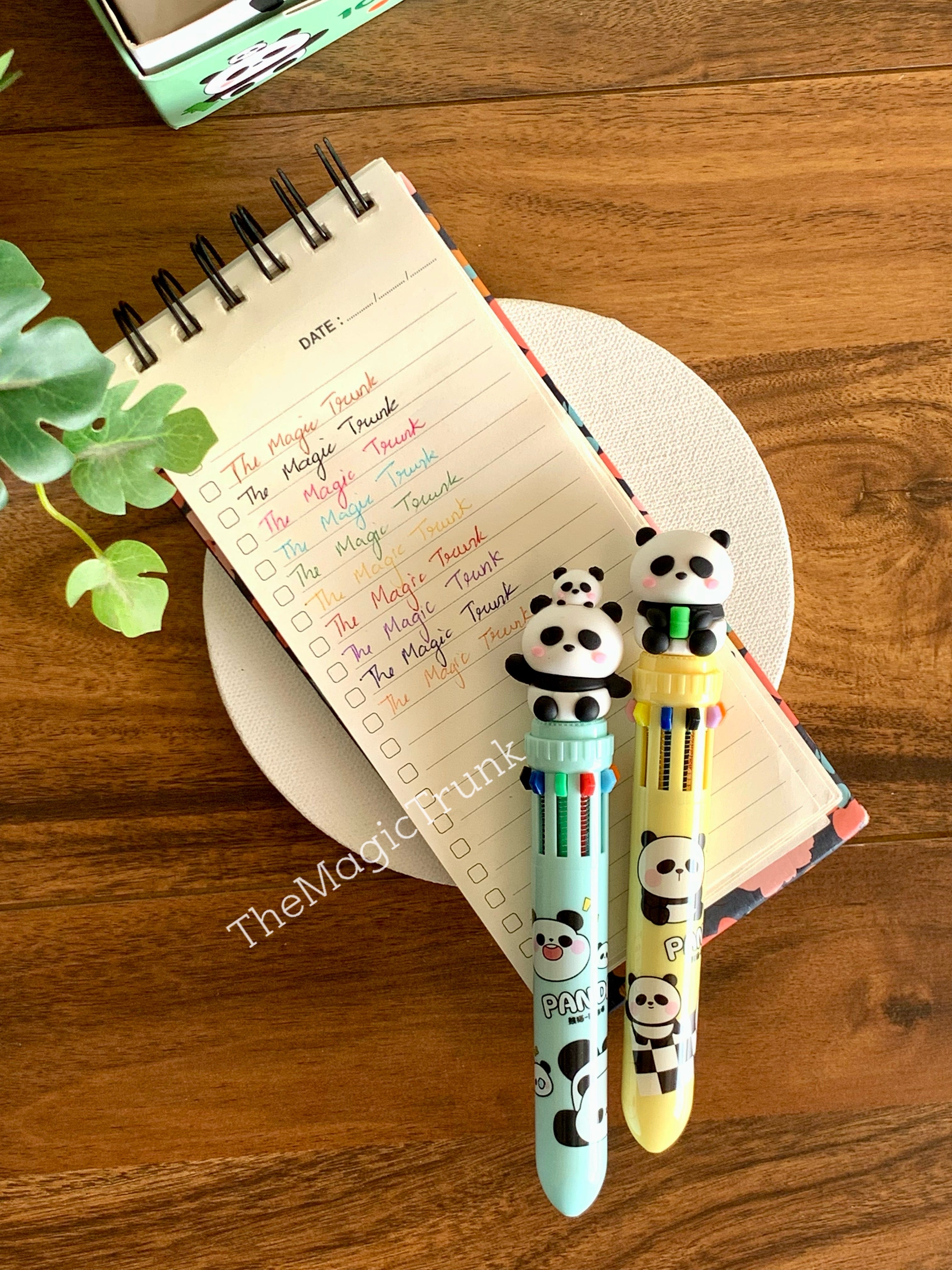 Panda 10 in 1 Colored Ball Pen ( 1pc )