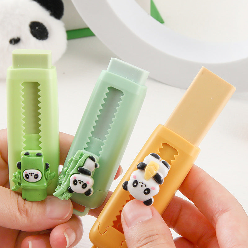 Panda Push Blade Eraser ( 1pc )