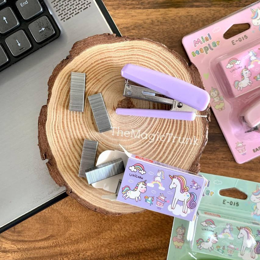 Unicorn Mini Stapler Set ( 1 pc )