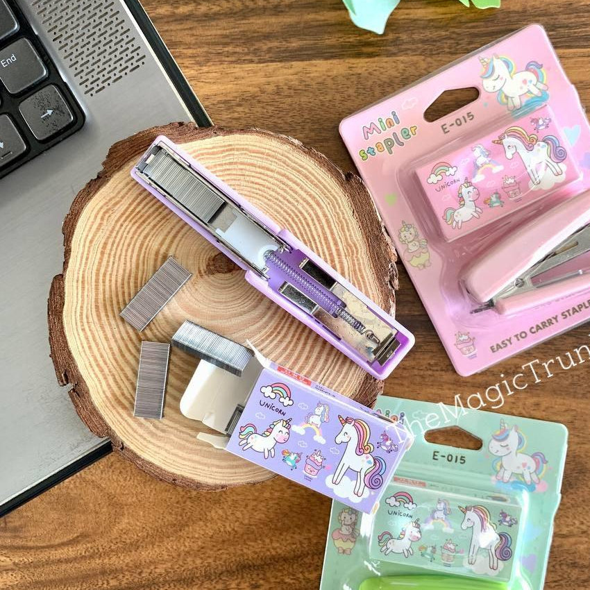 Unicorn Mini Stapler Set ( 1 pc )