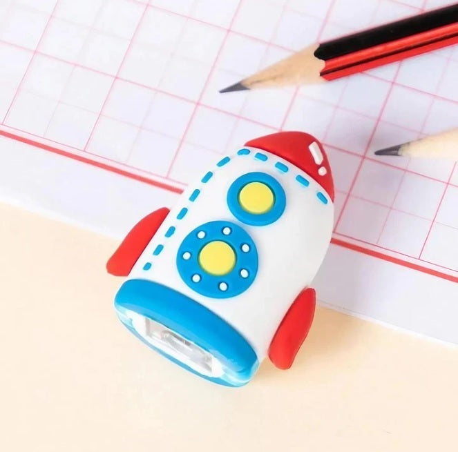 Rocket Pencil Sharpener ( 1pc )