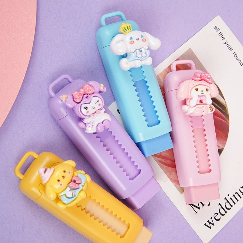 Sanrio Push Blade Eraser ( 1pc )