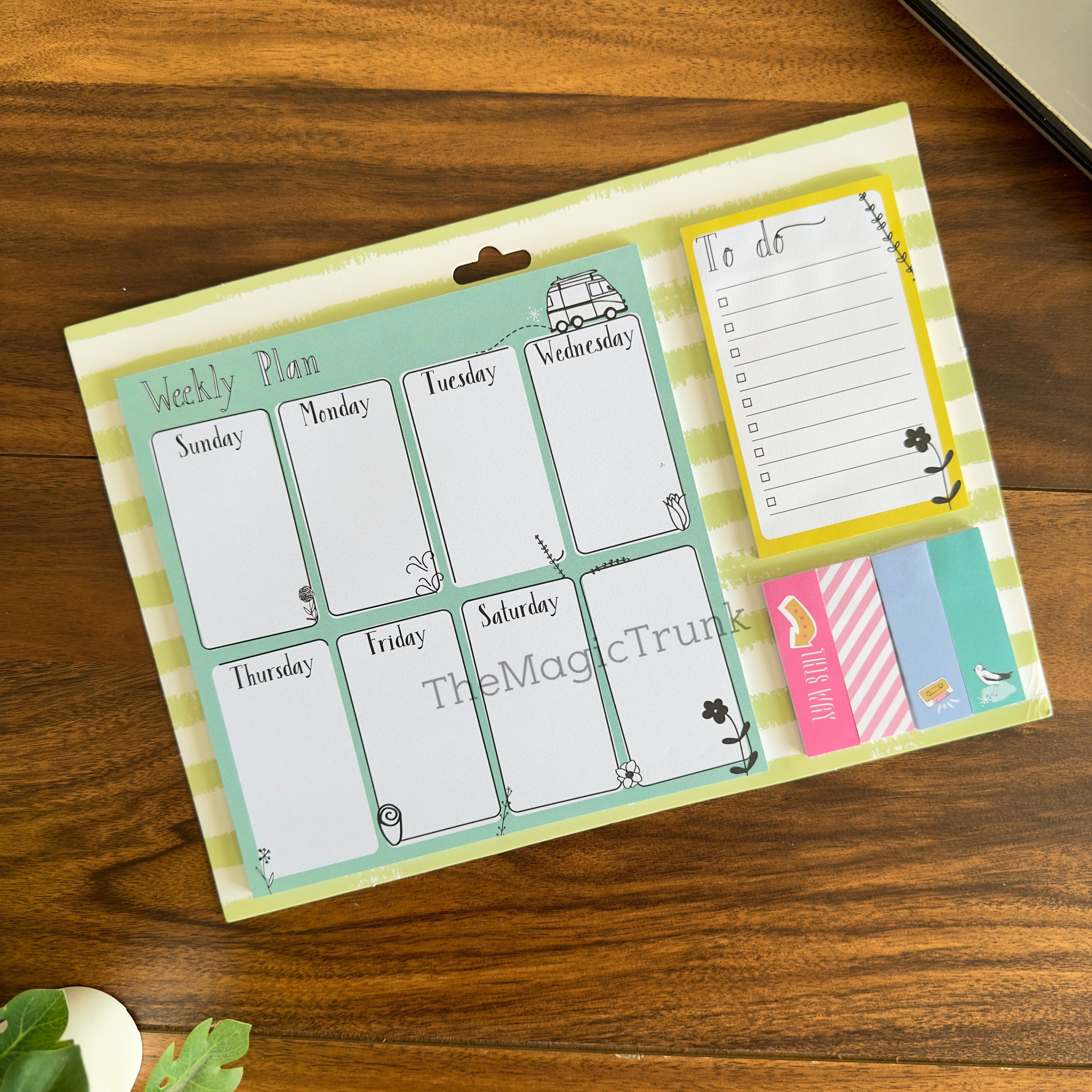 Aesthetic Weekly Planner Writing Pad to do list Sticky Notes ( 1 pc )