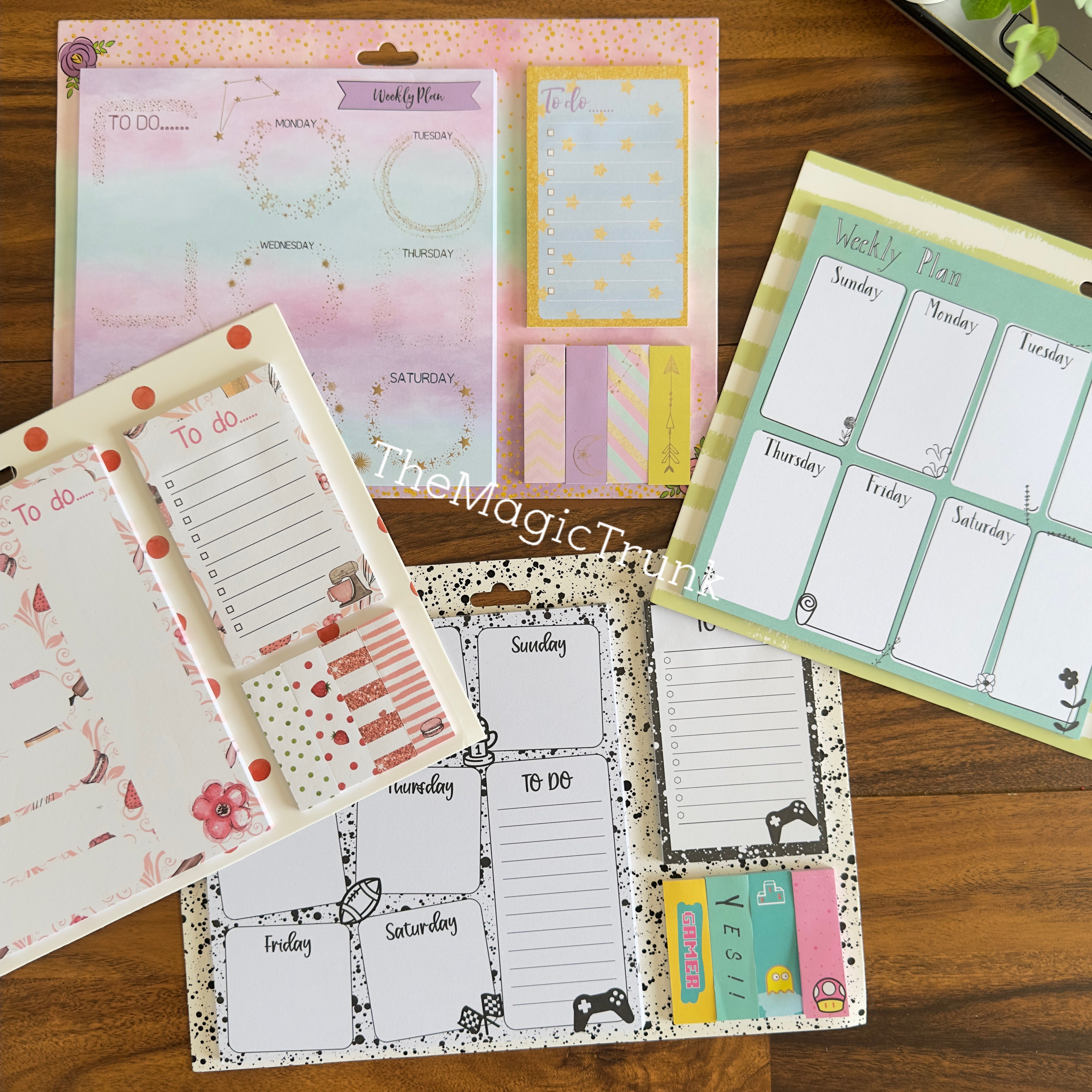 Aesthetic Weekly Planner Writing Pad to do list Sticky Notes ( 1 pc )