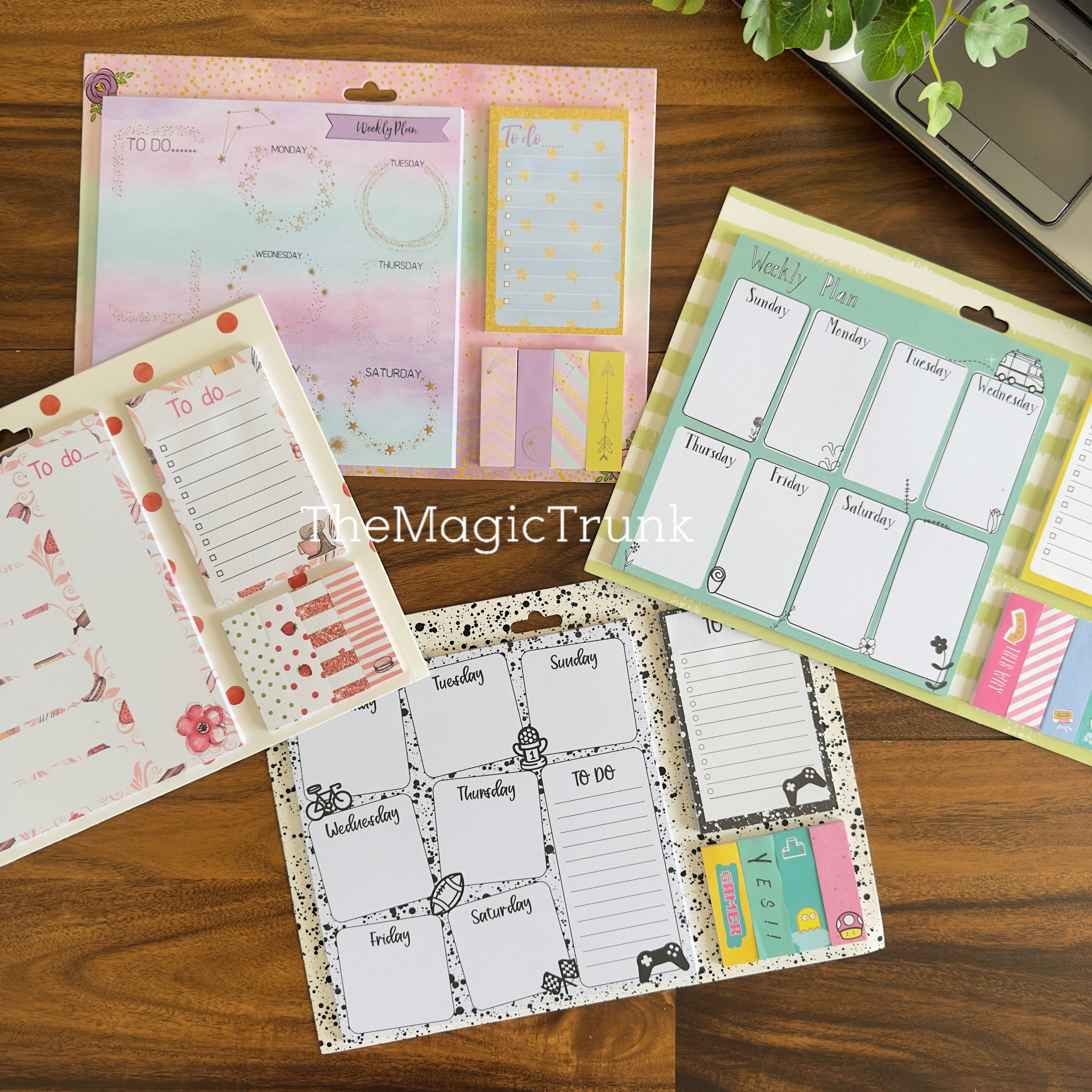 Aesthetic Weekly Planner Writing Pad to do list Sticky Notes ( 1 pc )