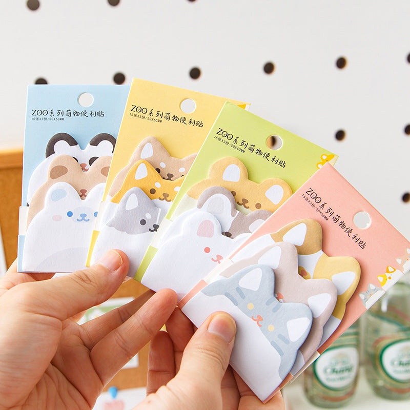 Zoo Series Sticky Notes ( 4 set  )