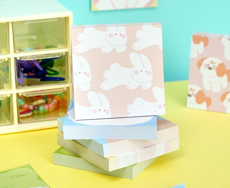 Cute Animal Kawaii Sticky Notes ( 1pc )