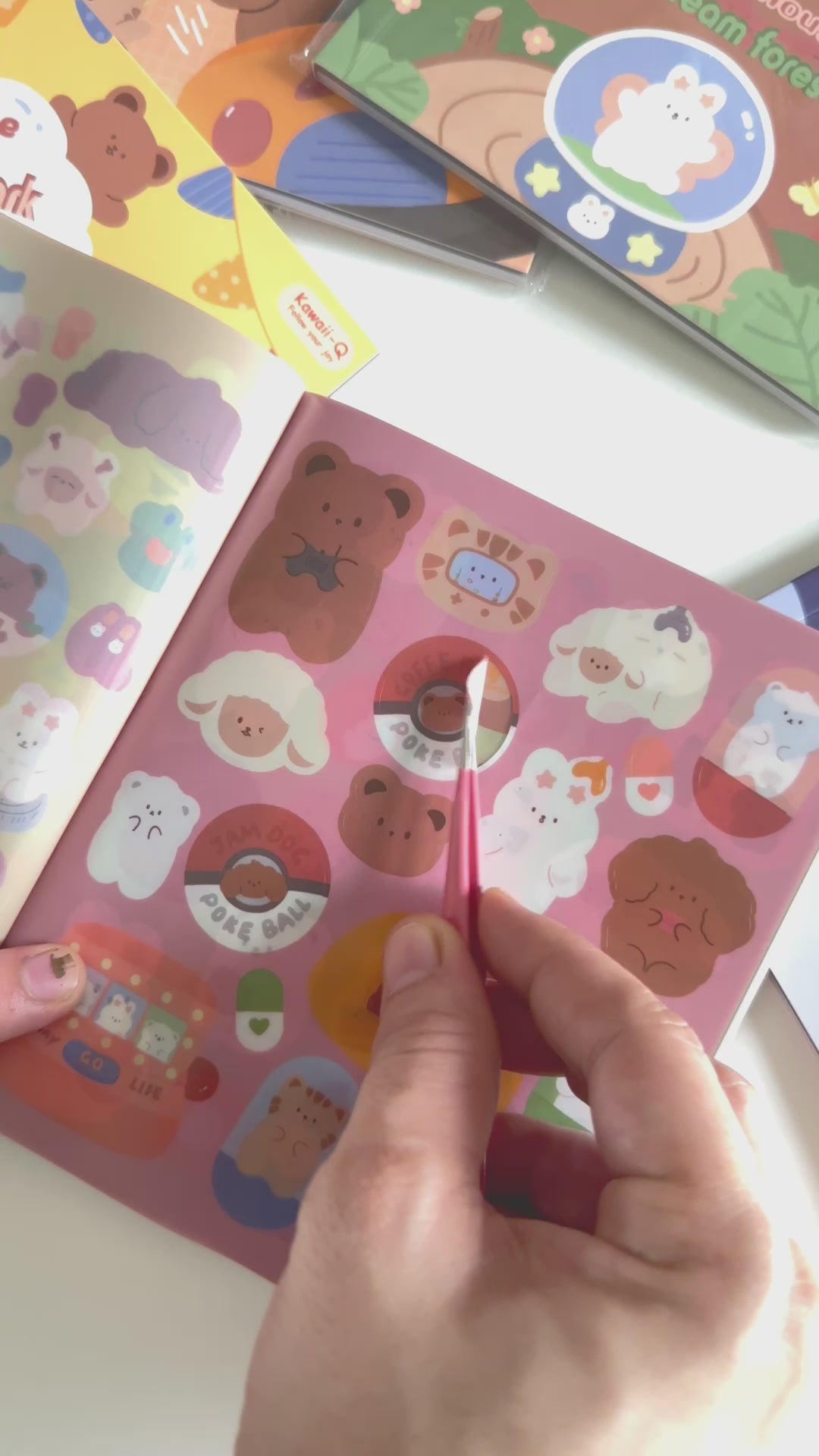 Kawaii Sticker Book ( 30 Sheets )