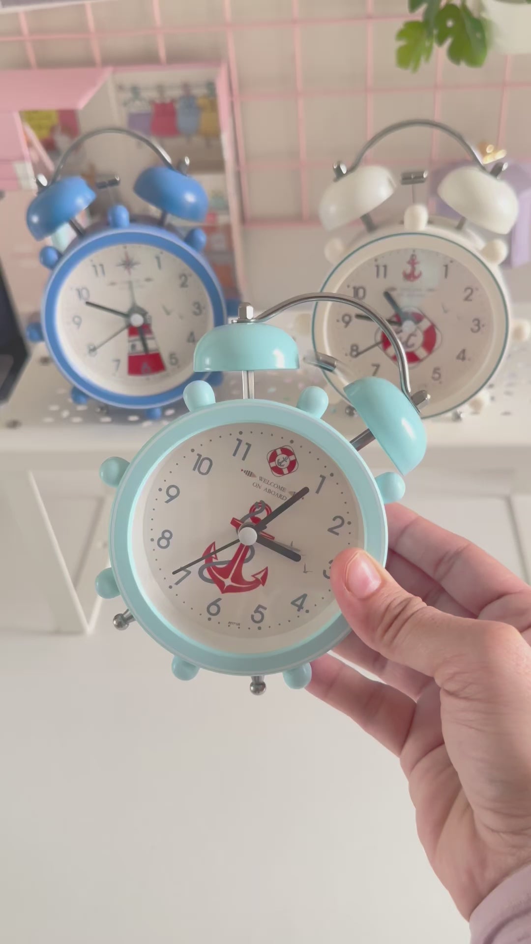 Sailor Table Alarm Clock ( 1pc )