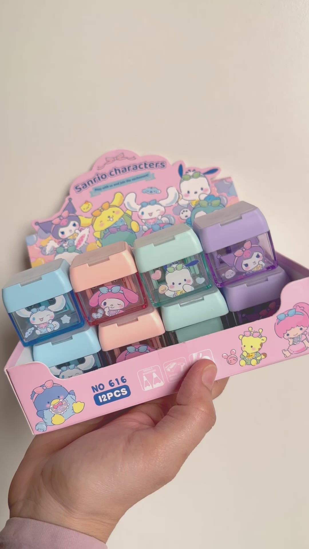 Sanrio Cube Dual Pencil Sharpener ( 1pc )