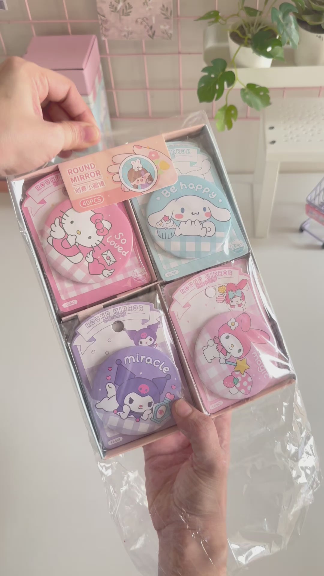 Sanrio Round Mirror ( 1pc )