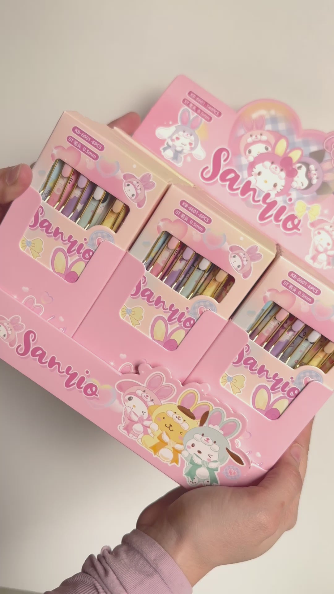 Sanrio Gel Pen Set ( 6pcs )