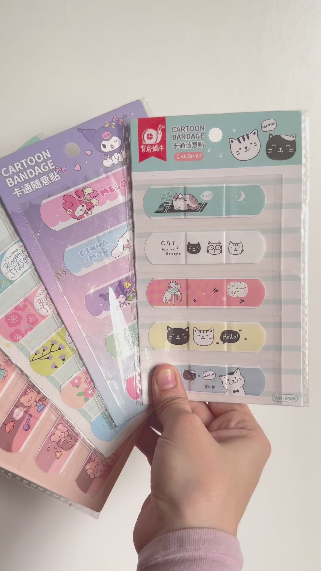 Kawaii Fun Band-Aids ( 1 sheet )