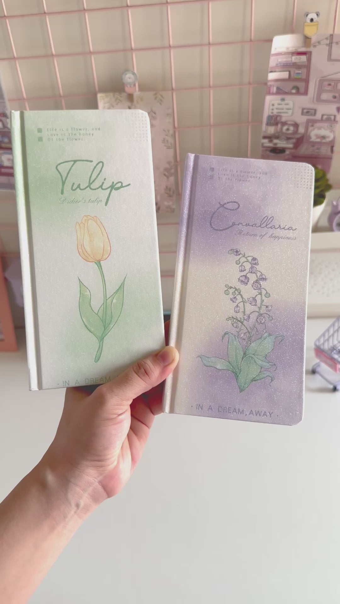 Retro Shimmer Hard Bound Diary ( 1pc )