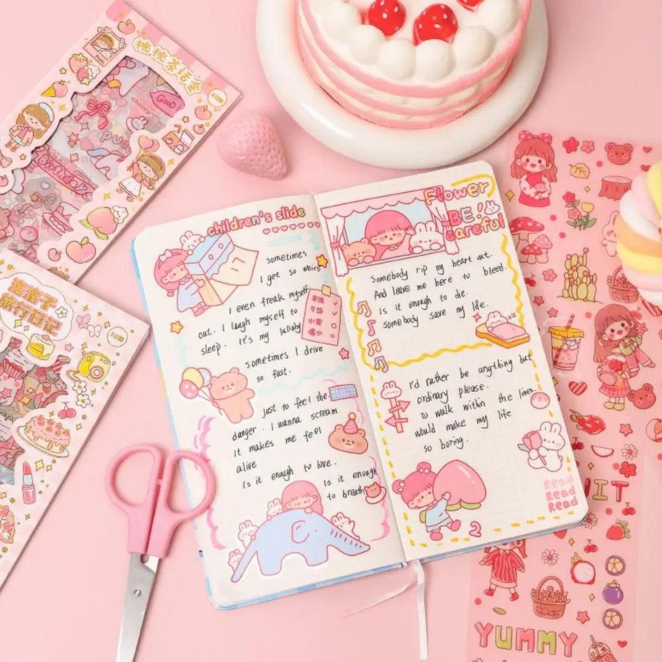 Kawaii Scrapbooking Sticker Sheet ( 20Sheets )