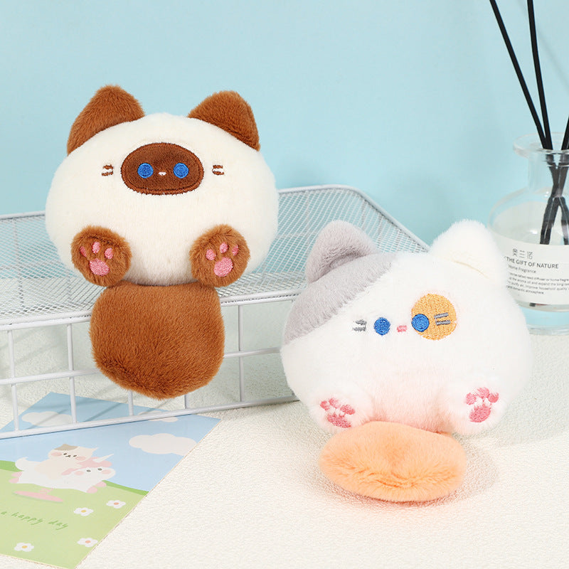 Kitty Cat Soft Plush Keychain ( 1pc )