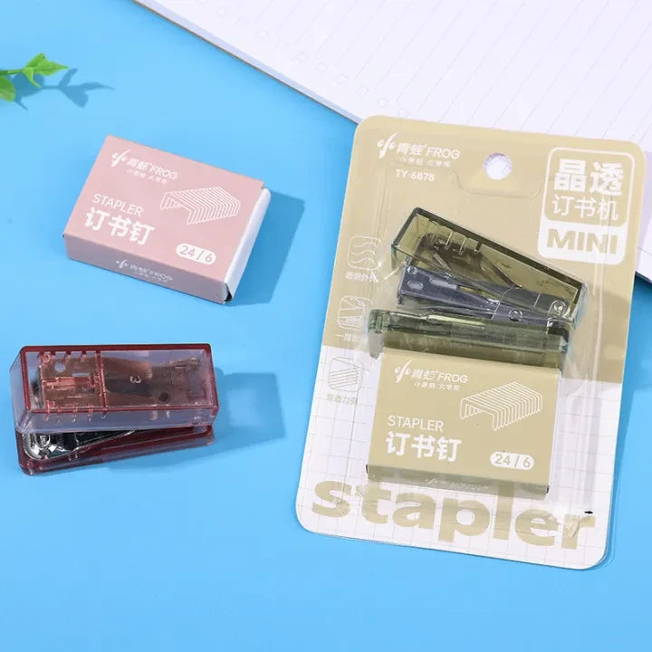 Aesthetic Mini Stapler Set ( 1set )