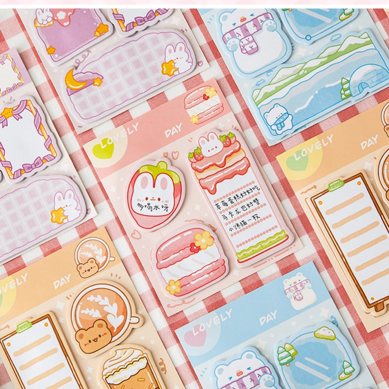 Chibi Charm Kawaii Sticky Notes ( 1pc )