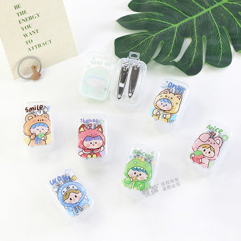 Kawaii Girl Manicure Nail Cutter Set ( 2pcs )