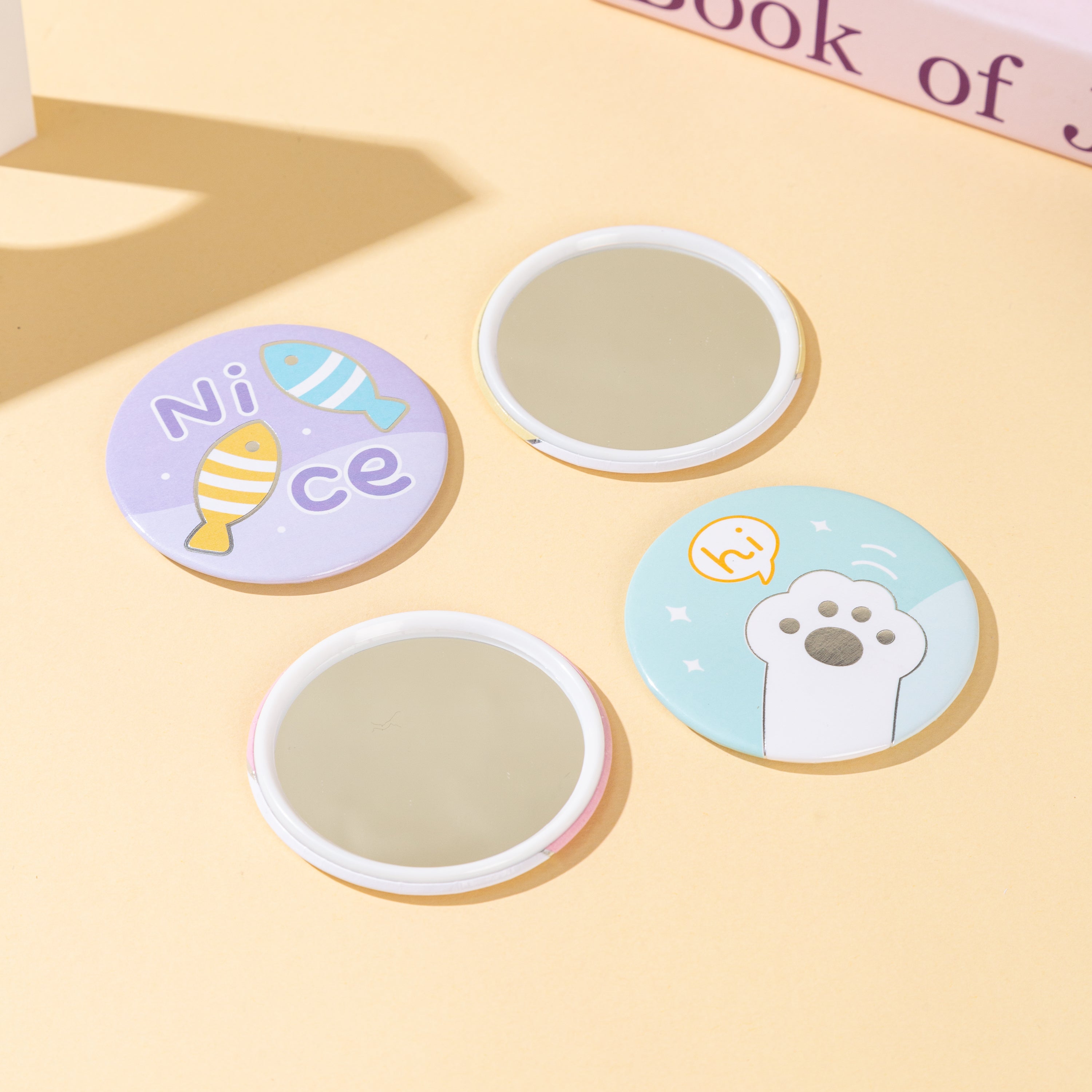 Cat Round Mirror ( 1pc )