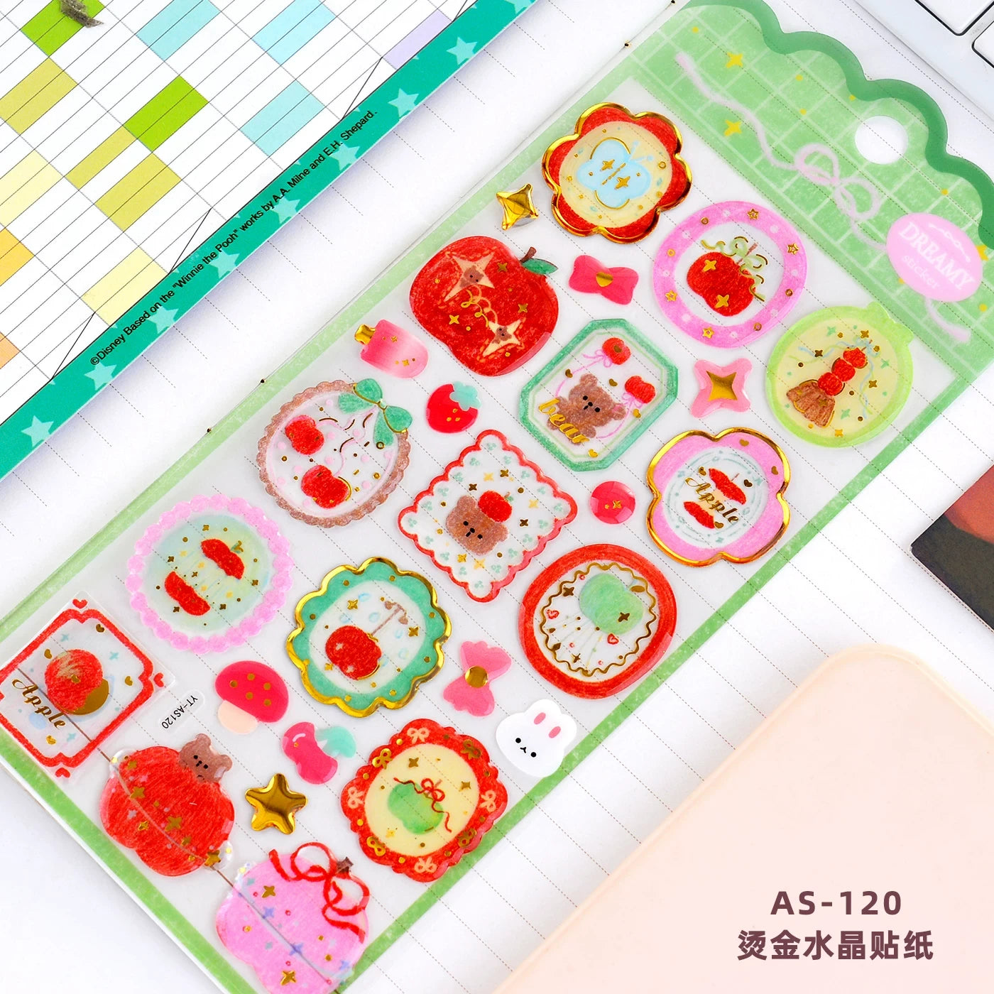 Dreamy Wax Seal Stickers Sheet Self Adhesive ( 1pc )