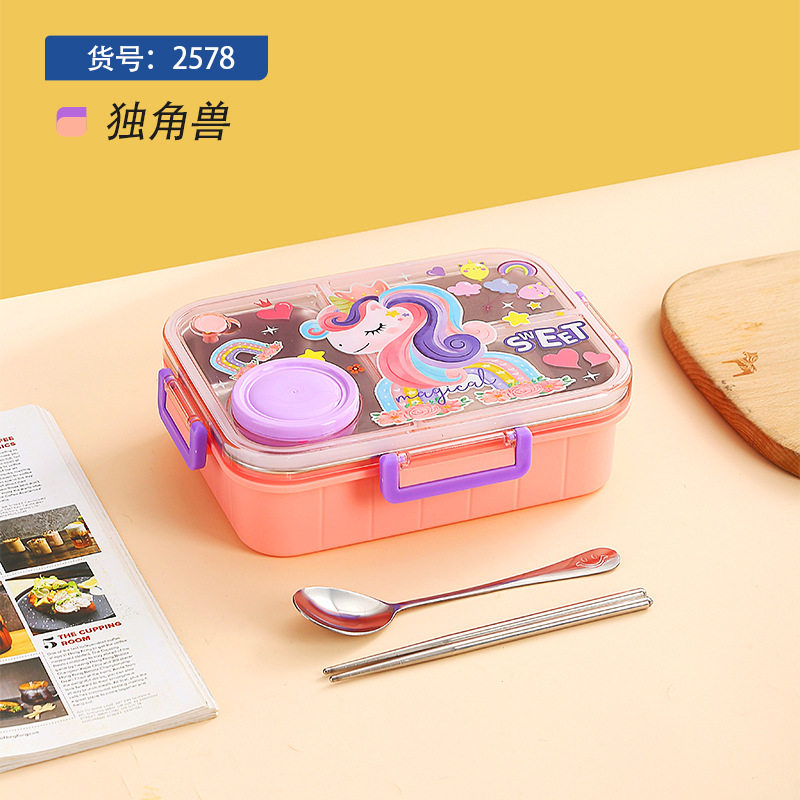 Meal Magic Three Compartment Bento Lunch Box ( 1pc )