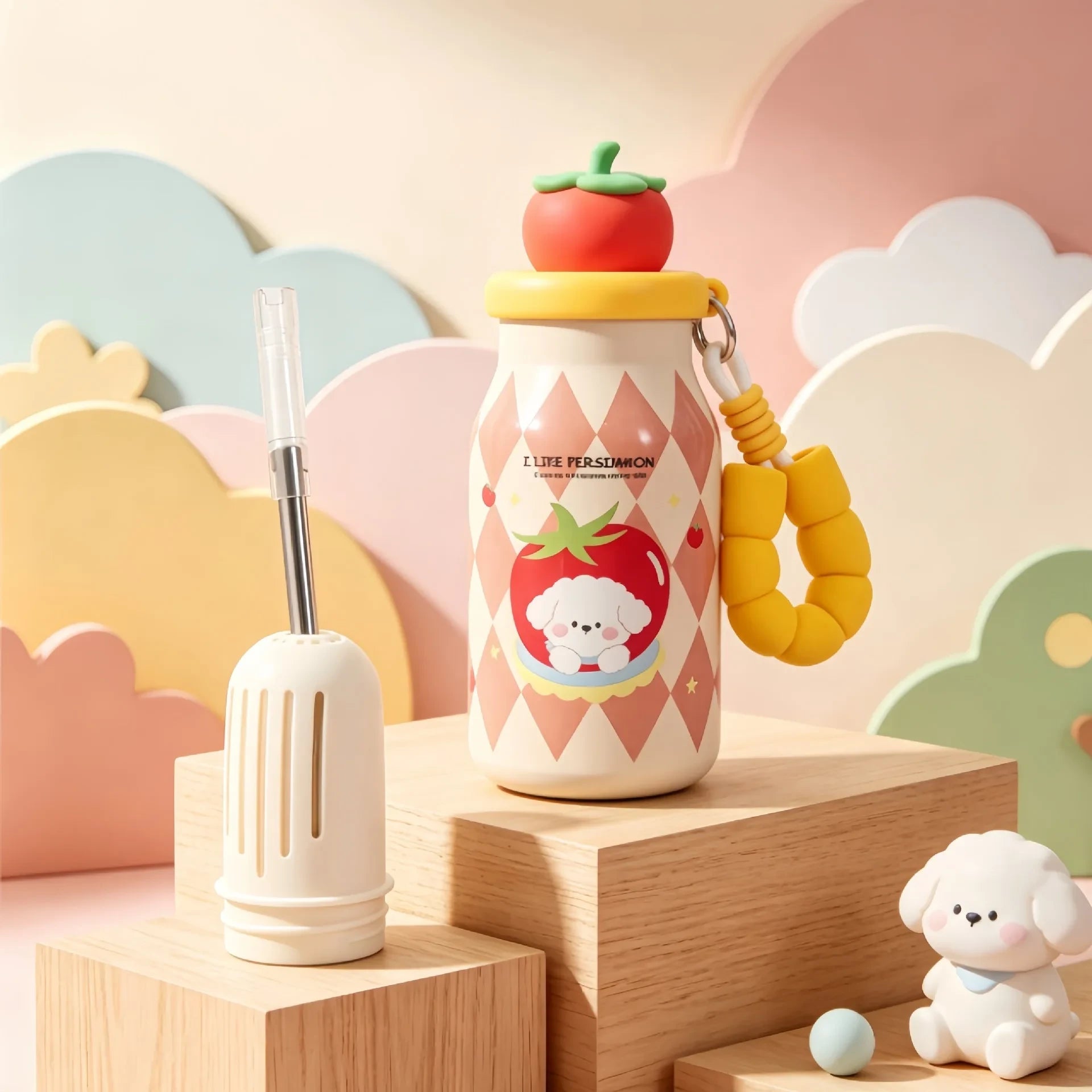 Pinteresty Pet Fruit Stainless Steel Tumbler ( 1pc )