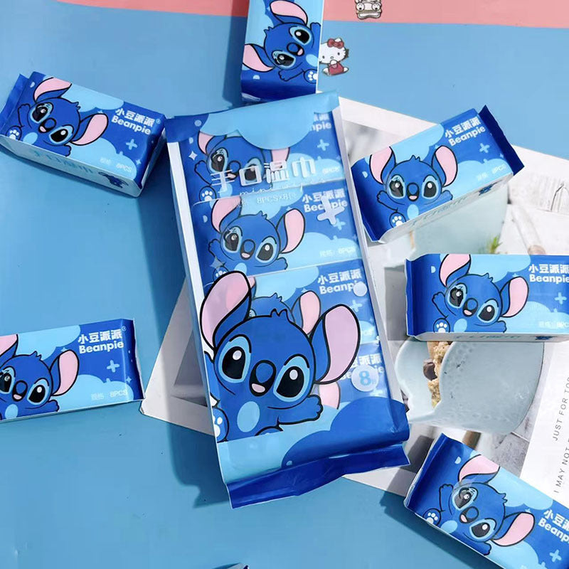 Stitch Wet Wipes Tissue Pack ( 8 Packs )