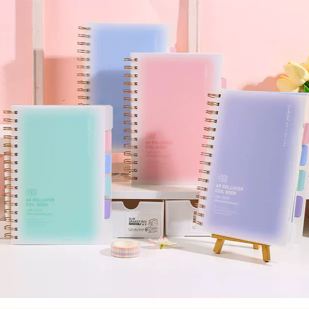 Gradient Morandi Spiral Notebook Diary ( 1pc )